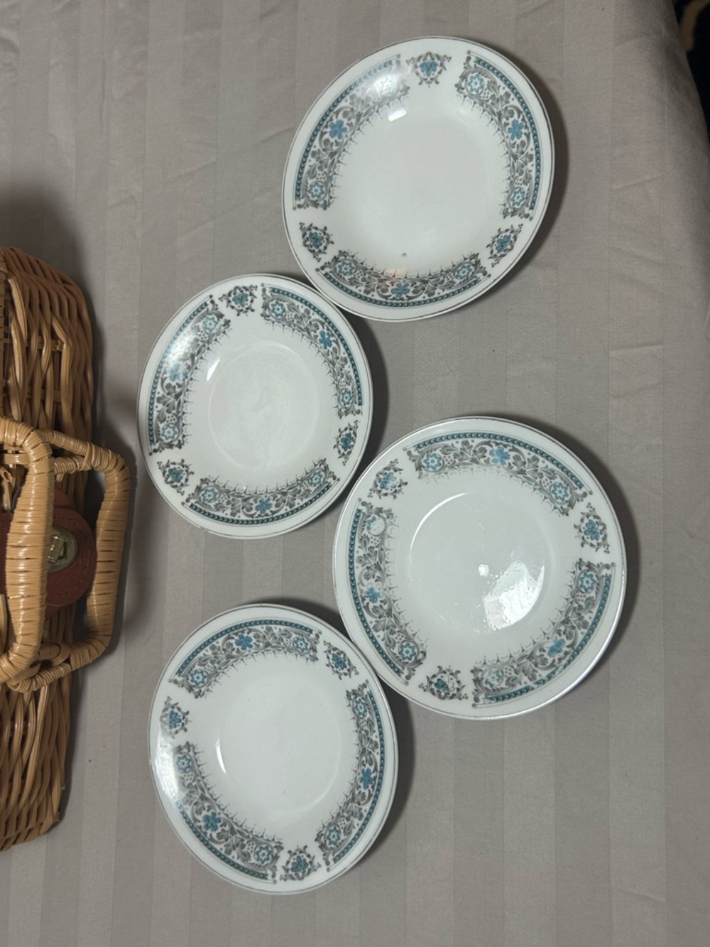 EUC Set of 4 China Plates